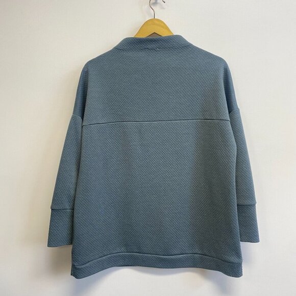 Tribal Jeans Teal Mock Turtleneck Sweatshirt - Picture 8 of 9